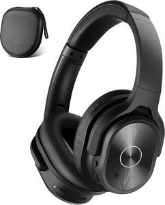 lot 6070 image: ZIHNIC Active Noise Cancelling Headphones, 40H Playtime Wireless Bluetooth Headset with Deep Bass Hi-Fi Stereo Sound,Comfortable Earpads for TravelHomeOffice (Black)
