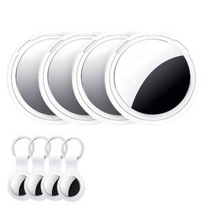 lot 6072 image: A4-Pack Smart Bluetooth Tracker, Apple MFi Certified Item Locator, Works with Apple Find My (iOS Only),Waterproof Key Finder for Luggage, Wallets,Pets