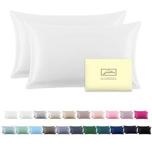 lot 6076 image: Silk Pillowcase for Hair and Skin,Soft,Breathable and Sliky 100% Silk Pillowcases King Set of 2,Both Sides Natural Mulberry Silk Pillow Cases with Hidden Zipper(King Size 20X 36,2pcs)