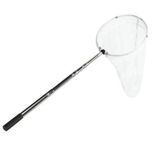 lot 6082 image: RESTCLOUD Insect and Butterfly Net with 12 Ring, 24 Net Depth, Strong Stainless Telescoping Handle Extends to 38 Inches