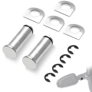 lot 6109 image: FOVPLUE Footpeg Mounting Pins Kit, Clevis pinSpring washerRetaining ring for Harley Models wmale mount-style RiderPassenger footpegs,for CVO Dyna Touring Softail Sportster ect.