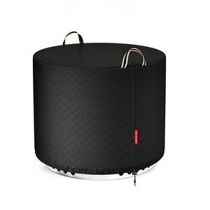 lot 6119 image: QH.HOME Fire Pit Cover Round for Solo Stove Bonfire 19, Waterproof Smokeless Fire Pit Cover, 600D Strong Tear Resistant, Fits for GasTableBowl Fire pits - 21 D X 15 H
