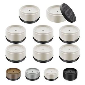 lot 6139 image: Furniture Risers Bed Risers Heavy Duty 1 inch, 2 inch, 3 inch, 4 inch Round Adjustable Bed Lifts Riser for Desk Legs Table Couch Sofa Chair Refrigerator Washing Machine (1 Inch, White, 8 Pack )