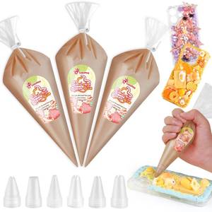 lot 2184 image: Cream Glue, 3PCS Caramel Whipped Cream Glue Kit (Each 100g) with 6PCS Piping Tip, DIY Phone Case Kit for Decoration Craft Gift Fun for Birthday, Christmas