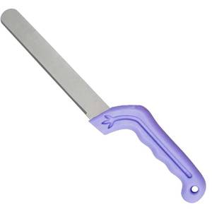 lot 2255 image: Tinsow Floral Foam Knife Florist Professional Cutting Knife for Flower Foam Block, Cake, Fruit, Utility Tool for Flower Clay Blocks (Light Purple)