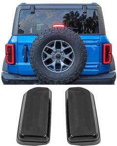lot 5250 image: Savadicar Tail Light Covers, Rear Brake Lamp Guards Compatible with 2021 2022 2023 Bronco SUV(Not Fits Bronco Sport), Fashionable Acrylic Taillight Trim, Smoky Tint