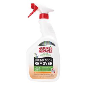 lot 6193 image: Nature��s Miracle Skunk Odor Remover, 32 Fluid Ounces, Removes Skunk Odors On Fabrics, Clothing, Carpets And Other Surfaces