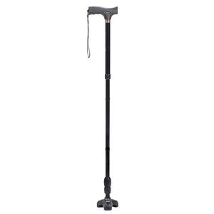 lot 6269 image: Drive Medical Flex N Go Adjustable Folding Cane with T Handle, Black