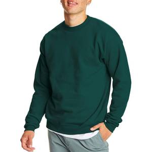 lot 6288 image: Hanes Mens EcoSmart Sweatshirt, Deep Forest, XL