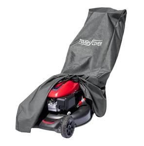 lot 7584 image: Tough Cover Lawn Mower Cover - 94 in L x 19.5 in W x 13.5 in H, Black, Heavy-Duty 600D Oxford Fabric, Waterproof & Tear-Resistant Push Mower Cover, Outdoor Weatherproof Universal Fit