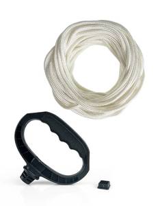 lot 8335 image: YAMAKATO Recoil Starter Handle with 4.0mm16ft Pull Rope for MTD Troy-Bilt Honda Predator Generac Champion Generator Washer Lawn Mower Trimmer Snowblower Small Engine Pull Cord Replacements