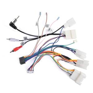 lot 8358 image: for Toyora Car Radio JBL Wiring Harness 16 Pin Adapter Compatible with Toyota Camry Corolla RAV4 Highlander Land Cruiser Prado Vios Yaris Sienna, Canbus, Steering Wheel Control