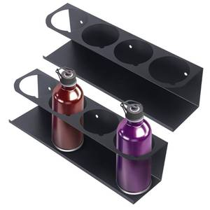 lot 8399 image: HZSSLKM 2 Pack Spray Can Holder Organizer For Garage And Workspace,Black Wall-Mounted Steel Aerosol Can Holder,Spray Paint Can Holder With Mounting Accessories Included(4 Cans)