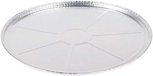 lot 8408 image: Pack of 12 Disposable Round Foil Pizza Pans �� Durable Pizza Tray for Cookies, Cake, Focaccia and More �� Size 12-14 x 38