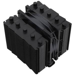 lot 8423 image: Thermalright Silver Soul 110 Black CPU Cooler Dual Towers, 5 Heat Pipes, 110MM Hight, TL-B9B PWM Fan, Aluminium Heatsink Cover, AGHP Technology, for AMD AM4 AM5Intel 17001150115112002011
