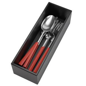 lot 9441 image: Black Bamboo Drawer Organizer - Silverware&Utensil Holder Organizer for Kitchen Drawers, Multi-Use Drawer Dividers Boxes for Bathroom Counter��Cabinet, Garage, Office Desk, Makeup, Jewelry (932.5)