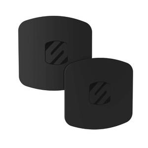 lot 10273 image: Scosche MPLT44THK2-BP0 MagicMount Replacement Metal Plate Kit for Phone, Extra Strong Thick Metal Plates for Magnetic Mount Cell Phone Holder for Car, Universal with All Devices, Phone Case, Black XL
