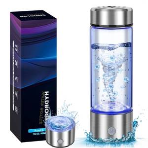 lot 10309 image: 2025 New Hydrogen Water Bottles, Portable Hydrogenated Water Bottle with SPE PEM Technology, 420ml Hydrogen Water Bottle Generator, Rechargeable Ionizer Machine for Office, Home, Travel