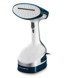 lot 13662 image: Rowenta Handheld Steamer for Clothes, X-Cel, 1600 Watts, 40-Second Fast Heat-Up, Powerful Continuous or On Demand Steam, 1600 Watts, Portable Clothes Steamer, Travel Must Have, Navy Blue, DR8120