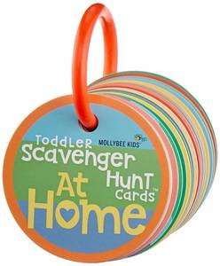 lot 14446 image: MOLLYBEE KIDS Toddler Scavenger Hunt Cards at Home, Toddler Activity, Ages 2, 3, Indoor Scavenger Hunt Game