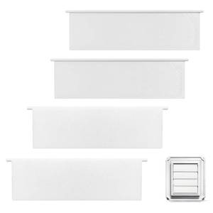lot 14468 image: 4 Inch Dryer Vent Cover Flap, Dryer Vent Slats Exterior, Exhaust Vent Cover Panel, Dryer Vent Louvers Replacement Flapper Outdoor & Indoor Dryer Vent Wall Cap Replacement Flaps (4 Pack)