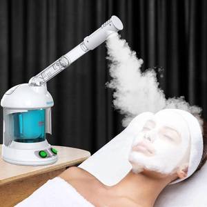lot 15289 image: Facial Steamer - DENFANY Nano Ionic Face Steamer with Extendable 360° Rotating Arm - Portable Facial Steamer for Personal Care at Home or Salon (Blue)