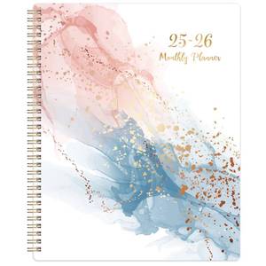 lot 16385 image: Monthly Planner 2025-2026 - Monthly Calendar 2025-2026 from July 2025 - December 2026, Calendar Planner with Tabs, Inner Pocket, 8.5���� x 11����