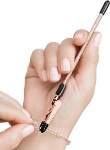 lot 16392 image: Bracelet Helper Tool - Fastener Helper Tool for Bracelet, Necklace, Jewelry, Watch - Clasp Helper - Portable, Easy-to-Use, Made of Metal, Pale Rose