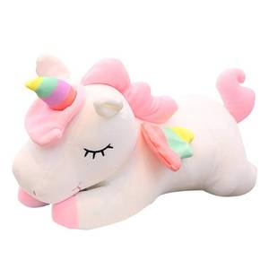 lot 18003 image: hitoshe Unicorn Stuffed Animal, Soft Unicorn Plush Hugging Pillow Toy Gifts for Kids (White, 19.6 in)