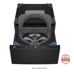 lot 1499 image: LG brand small washer for sitting under dryer approximately 1 ft by 3 ft