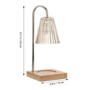 lot 1503 image: Funistree Dimmable Candle Warmer Lamp with Timer, Green Flower Candle Lamp Warmer for Jar Candles, Unique Women Mom Birthday Gifts Ideas, Fall Decor for Home Bedroom Living Room
