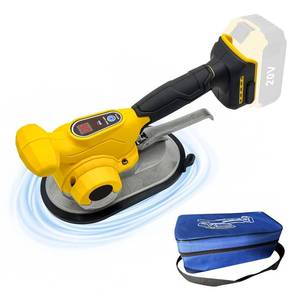 lot 1505 image: Upgraded Cordless Tile Vibrator with Auto-Leveling Suction Cup 200kg Adsorption - Compatible with Dew-alt 20V MAX Batteries(Bare Tool),6 Speeds Adjustable Handheld Vibrating Tile Tool,33000rmin