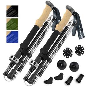lot 1543 image: TREKOLOGY Trek-Z Collapsible Hiking & Trekking Poles - Balance Support for Seniors, Women, and Men, 2pc Per Set