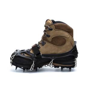 lot 2007 image: Hillsound Trail Crampon I Ice Cleat Traction System for Beginner & Experienced Winter Trail Hiking, Black, Medium