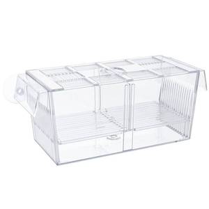 lot 2300 image: Pawfly Aquarium Fish Breeding Box Acrylic Hatchery Incubator Tank with Suction Cups Large Isolation Box for Baby Fish Shrimp Betta Guppy and Platy