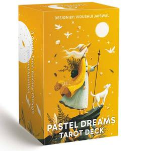 lot 2306 image: EMPATHSOUL Pastel Dreams Tarot Deck, Tarot Cards for Beginners, 78 Soft Pastel Tarot Cards with General Guidebook, Gentle Intuitive Art, Reading Witchcraft Divination Tool