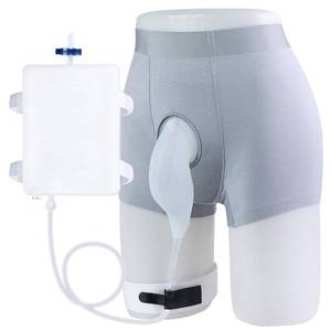 lot 2311 image: SorealGroup External Catheter for Men with Detachable Silicone Urine Bag (1000mL)  Wearable Urine Collector for Men with Reusable Tube 39.4in, Adjustable Anti-Slip Straps  Home & Daily Use