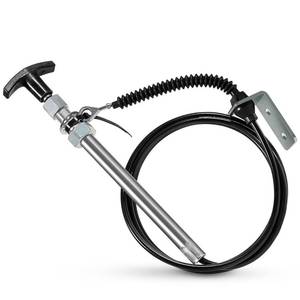 lot 2322 image: AM134404 Turn-to-Lock Spout Control Cable for John Deere 44 47 54 59 60 Snow Thrower, Discharge Chute Angle Controller