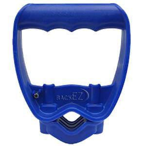 lot 2356 image: BackEZ Back-Saving Tool Handle Attachment, EVR-Grip Upgrade, Labor-Saving Ergonomic Shovel Add-on Handle, Blue