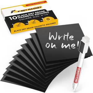 lot 2363 image: Dry Erase Magnetic Labels - Reusable Sticky Notes - Notepads for Refrigerator - Dry Erase Magnet Sheets - Blank Magnet Stickers to Write On - Magnets for Whiteboard Classroom Fridge