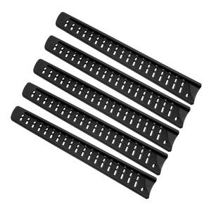 lot 2370 image: PATIKIL PP Safety Knife Cover Sleeves for 10 Bread Knife, 5 Pack Knives Edge Guard Blade Protector Universal Knife Sheath for Kitchen, Black