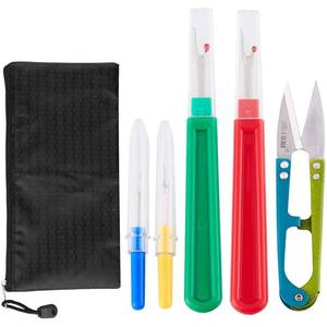 lot 2395 image: Seam Ripper and Thread Remover Kit,2 Big and 2 Small Sewing Stitch Thread Unpicker and 1 Sewing Trimming Scissor Nipper Tool for Thread Remove(Multi-Color)