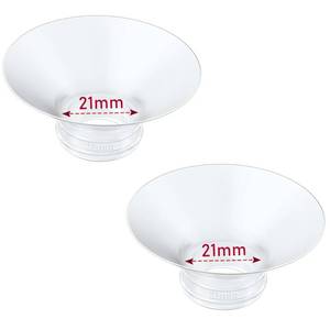 lot 2421 image: IVARONAL Flange Insert 2PCS 21mm Compatible with Momcozy M9M6M5S12 ProV1 ProV2 pro, SpectraMedelaElvieNCVITSRETEeufyLansinohParuuMomMed Breast Pump 24mm ShieldsFlanges (2pcs-21mm)