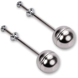 lot 2430 image: Numola Long Handle Tea Ball Stainless Steel, 2Pcs Premium Tea Infuser Filter for Loose Leaf Tea, Reusable Fine Mesh Tea Interval Diffuser Strainer for Cup and Teapot