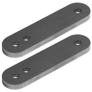 lot 2462 image: Fanmao 1 Pair 6 Center-to-Center Universal Adjustable Leaf Spring Shackles, 12 Hole, 38 Steel Heavy Duty, for Off-Road & Trailers