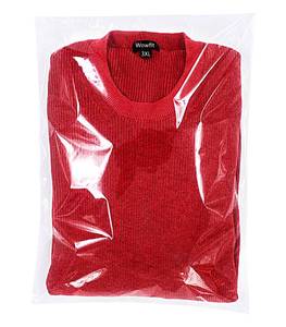 lot 2466 image: Wowfit 100 Count 14x20 Inch Clear Cellophane Plastic Bags, Resealable Self-Sealing Cello Bags Great for Packaging Clothing, Shirts, Decorative Wrappers, Party Favors, Artwork and More