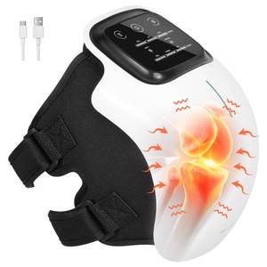 lot 3426 image: Medcursor Knee Massager, Cordless Heated Knee Massager with 3 Heating Levels, 3 Vibration Modes, LED Screen & Adjustable Straps, Massage with Heat for Relief, Ideal Gift for Men, Women