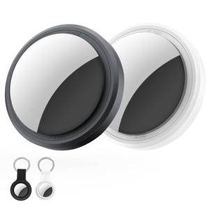 lot 4312 image: Air Tracker Tags-2 Pack Compatible with Apple Find My (iOS Only) Bluetooth Tracker, Smart Keys Finder and Item Locator with Waterproof Case for Wallet Luggage Backpack (Android Need Download App)