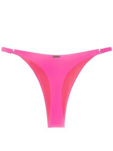 lot 4316 image: RELLECIGA Womens Hot Pink Adjustable High Cut Thong Bikini Bottom Size Medium