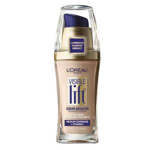 lot 4324 image: LOreal Paris Visible Lift Serum Absolute Foundation, Creamy Natural, 1 Ounce